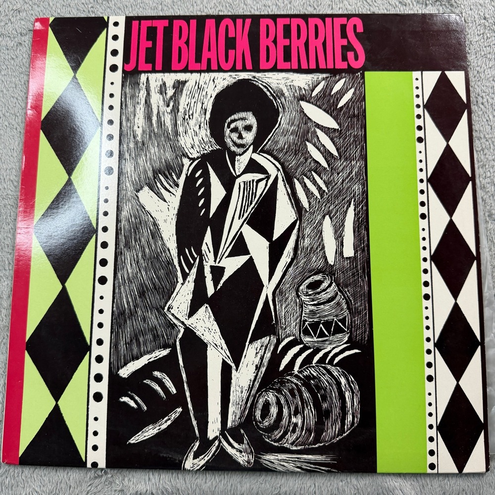 Jet Black Berries Desperate Fires Vinyl LP 1986 Pink Dust Records 72081-1 Alt Ro